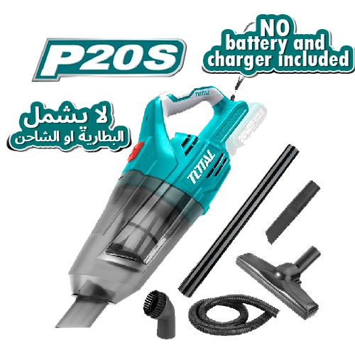 مكنسة محمولة لا سلكية توتال 20 فولت